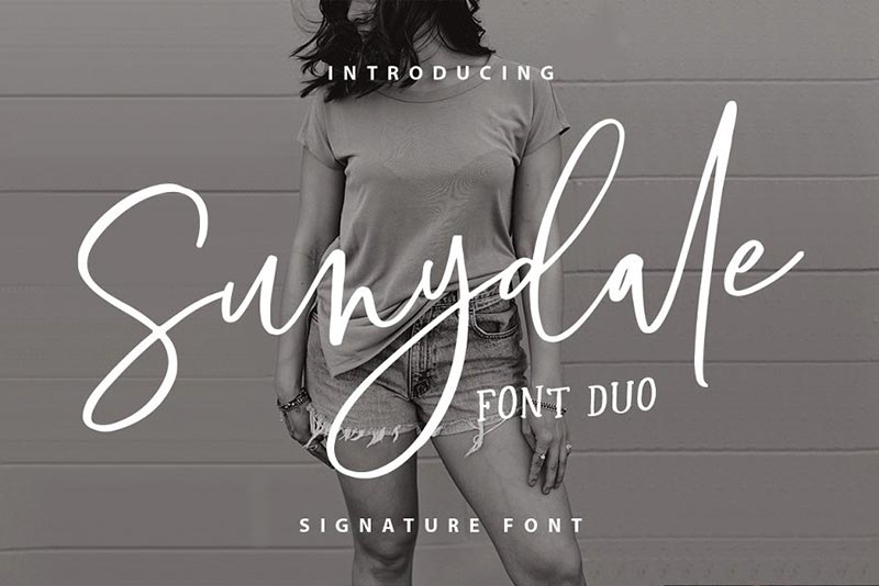 Font Chữ Đẹp 006 - Sunydale-Script!