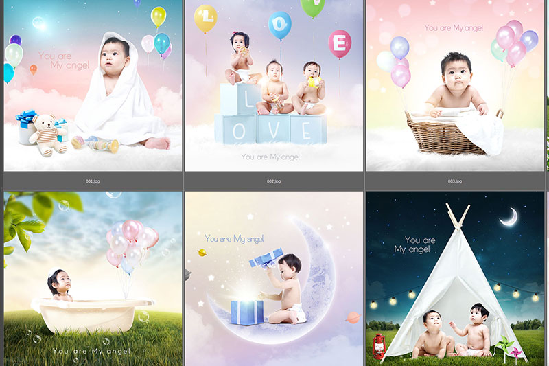 Baby PSD layout 030