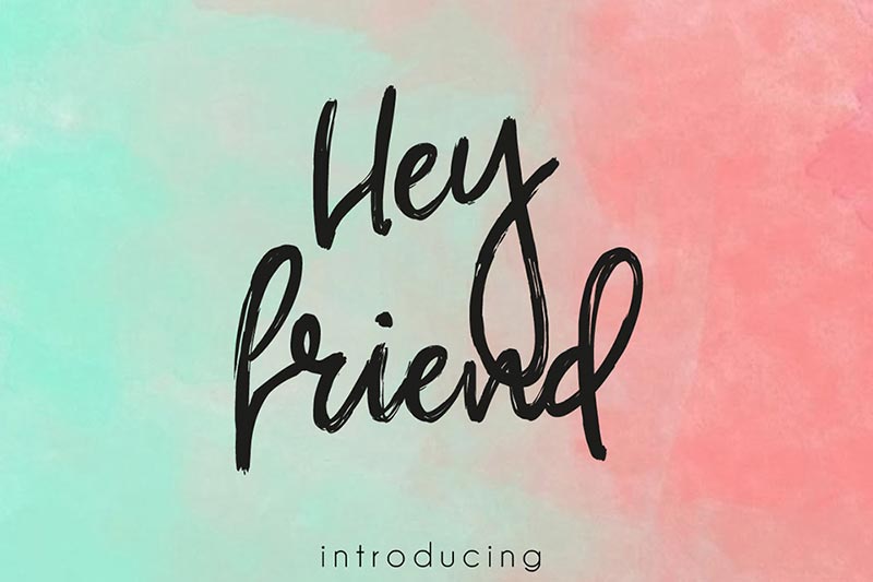Font Chữ Đẹp 031 - HEY_FRIEND