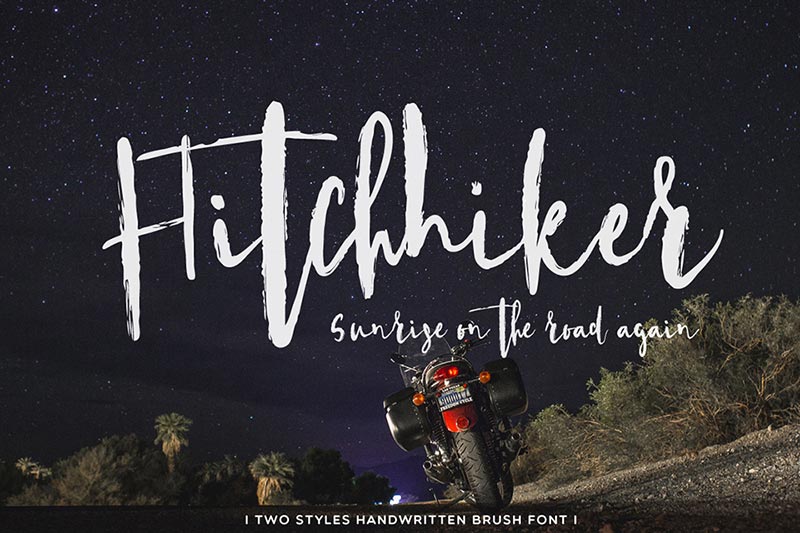Font Chữ Đẹp 033 - HITCHHIKER