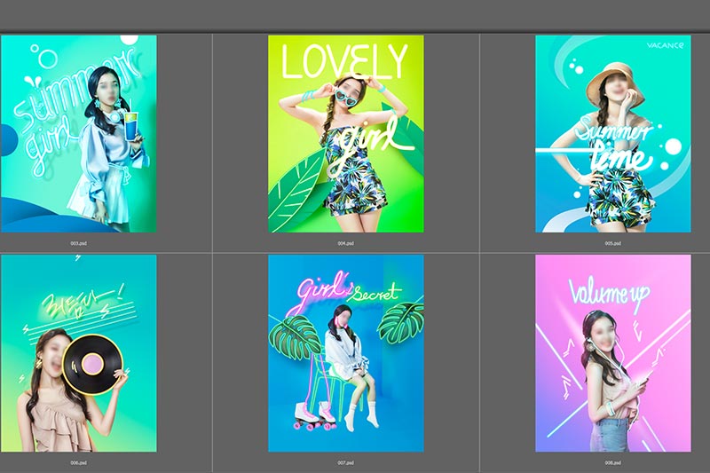 FPL026 - Fashion PSD layout tách lớp