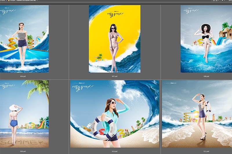 FPL029 - Fashion PSD layout tách lớp