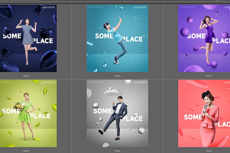 FPL030 - Fashion PSD layout tách lớp
