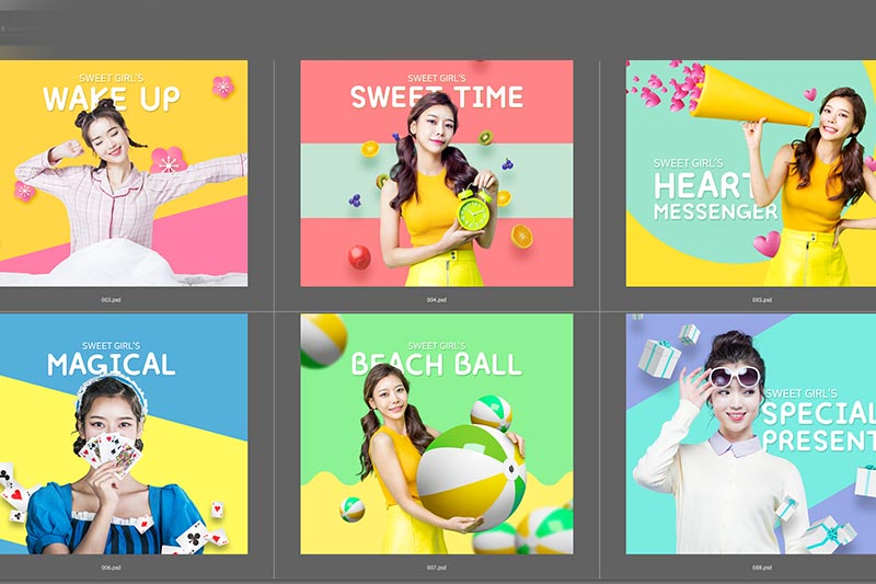 FPL033 - Fashion PSD layout tách lớp