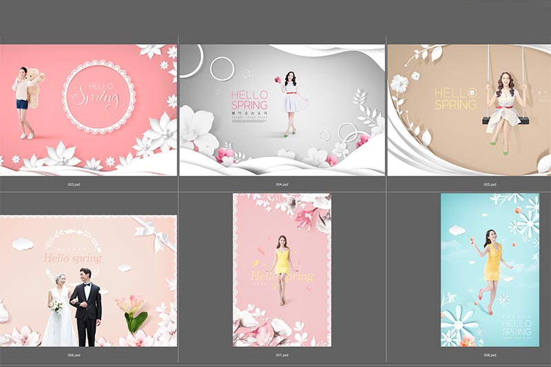 FPL035 - Fashion PSD layout tách lớp