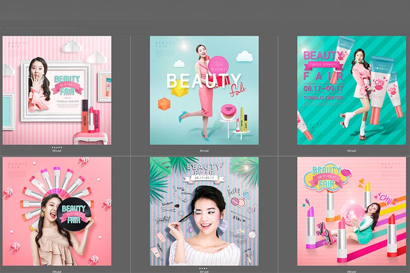 FPL040 - Fashion PSD layout tách lớp