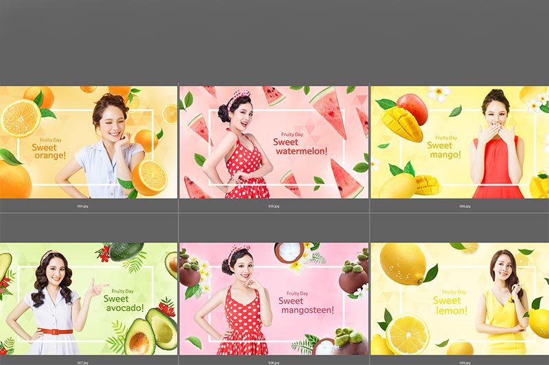 FPL044 - Fashion PSD layout tách lớp