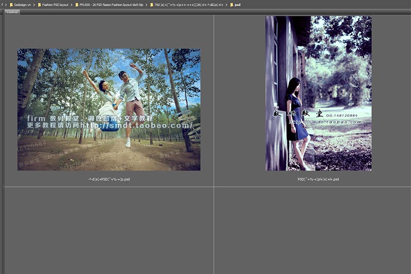 FPL009 - 26 PSD fasion Fashion layout tách lớp