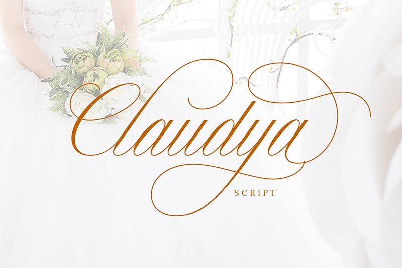 Font Chữ Đẹp 004 - Claudya Script