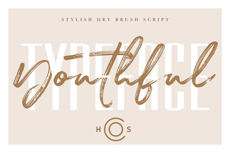 Font Chữ Đẹp 017 - Youthful-Dry-Brush-Script-DUO