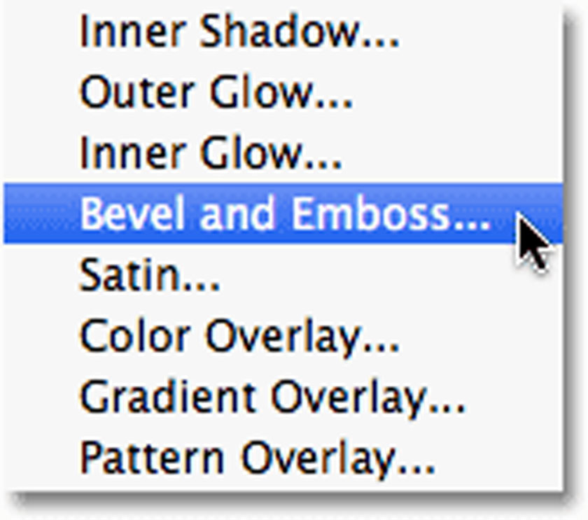 Bevel and Emboss