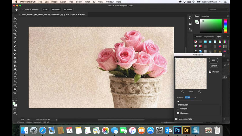 Add Noise photoshop