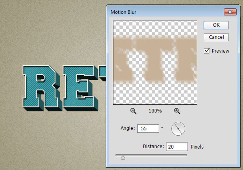Motion Blur photoshop