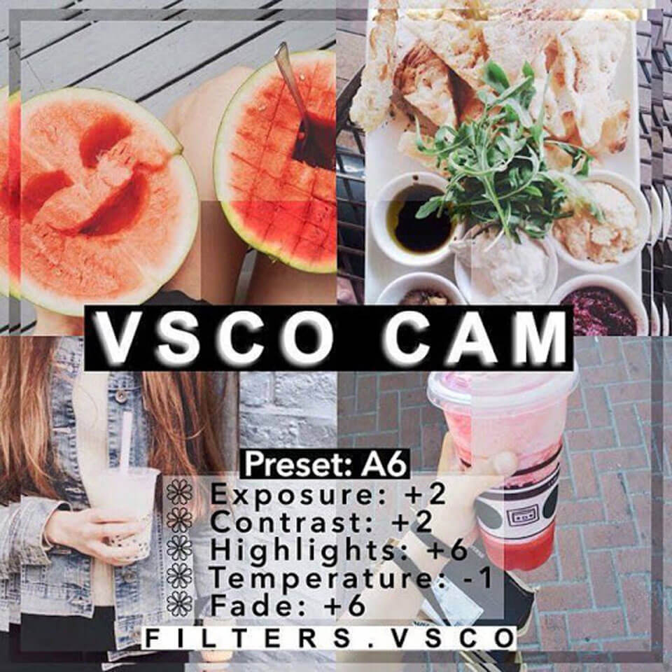 Cua thức chỉnh sửa ảnh VSCo tone picmua