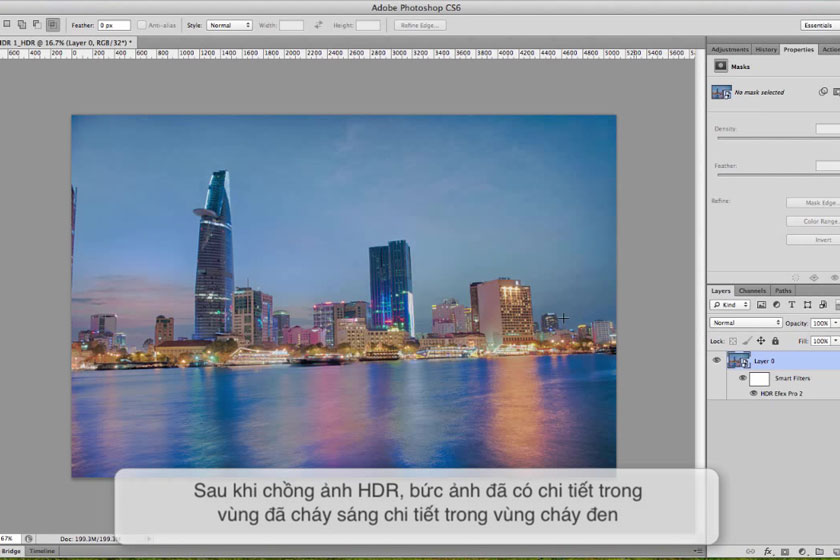 Kết quả sau khi chỉnh sửa