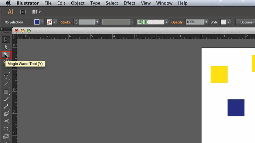 Magic Wand tool photoshop