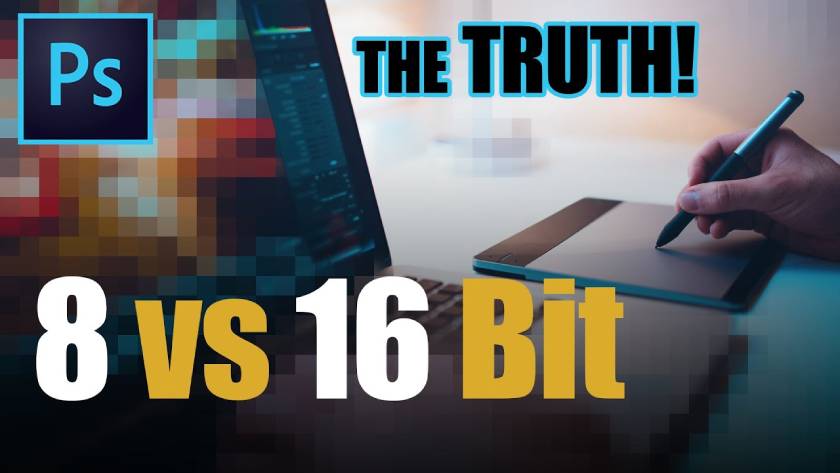 Nên chọn ảnh 8 bit hay 16 bit