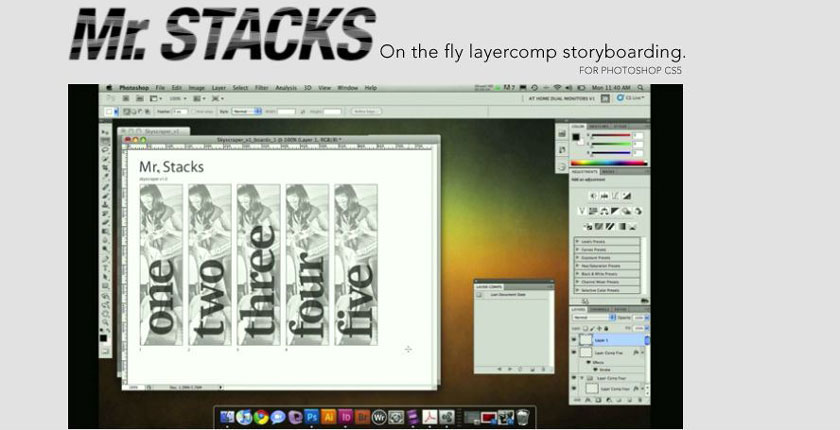 Plugin Mr.Stacks cho photoshop