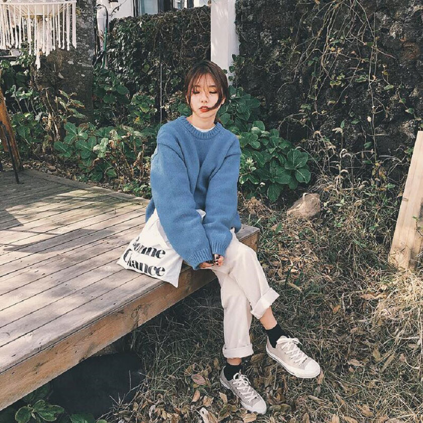 VSCO tone lạnh ngồi