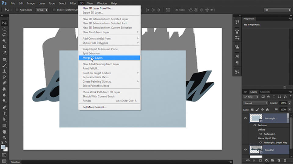 Merge 3D Layers