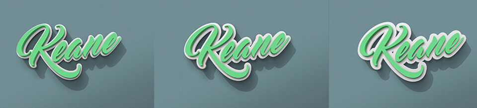 Rubber 3D Text Effects 1