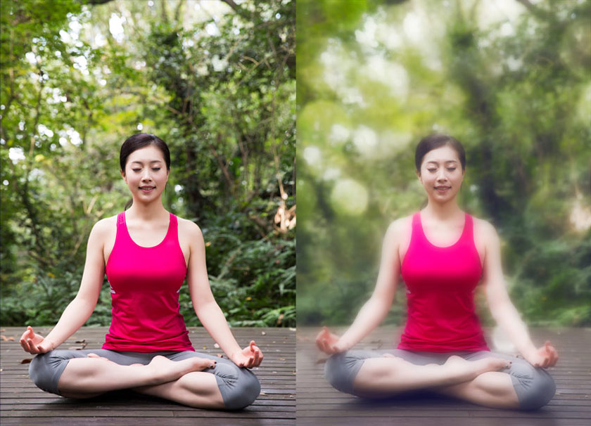 ảnh mờ ảo bằng photoshop