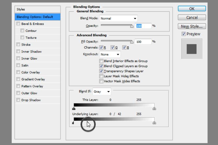 bước 3 đổi màu tóc trong photoshop 2
