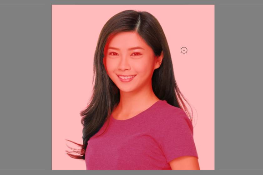 bước 5 chọn tóc trong photoshop