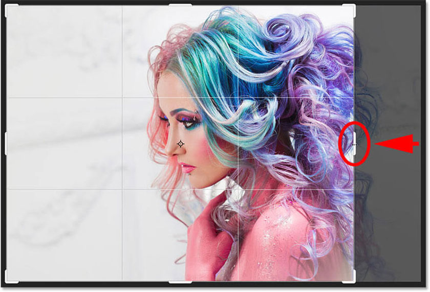 crop tool lật ảnh đối xứng