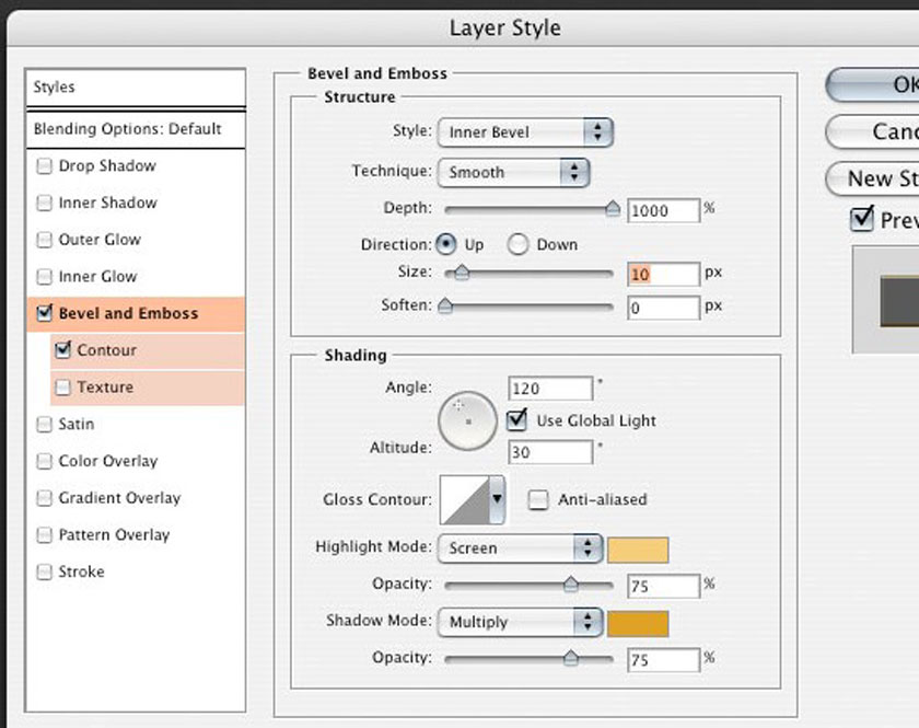 thêm layer style