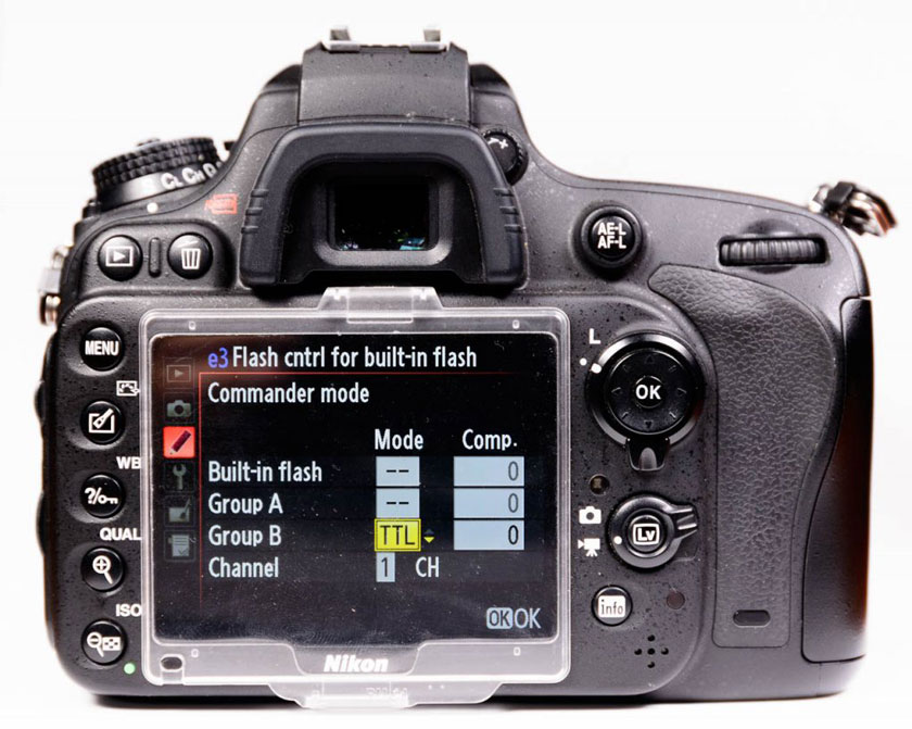 flash trên nikon D610