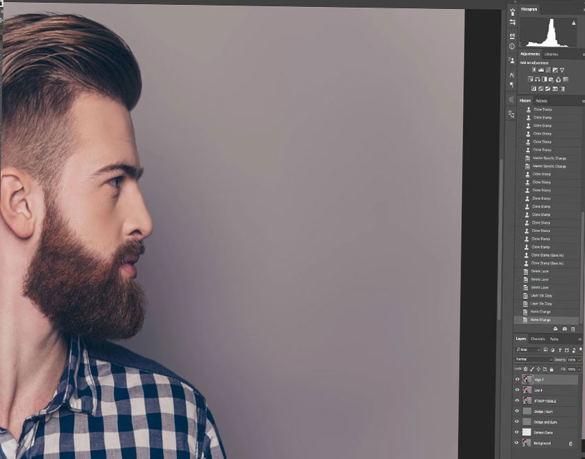 thay đổi chế độ hòa trộn của layer