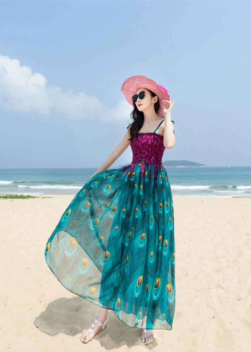 tư thế xòe váy