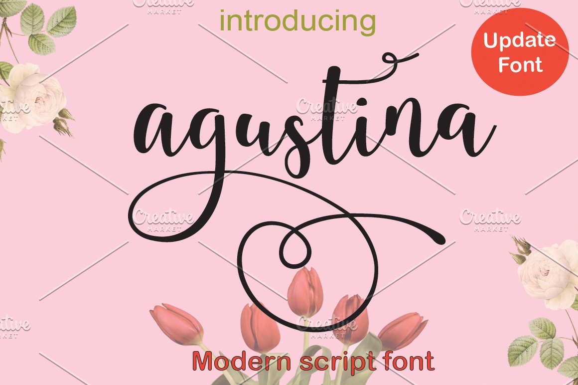 Font Chữ Đẹp 760 agustina