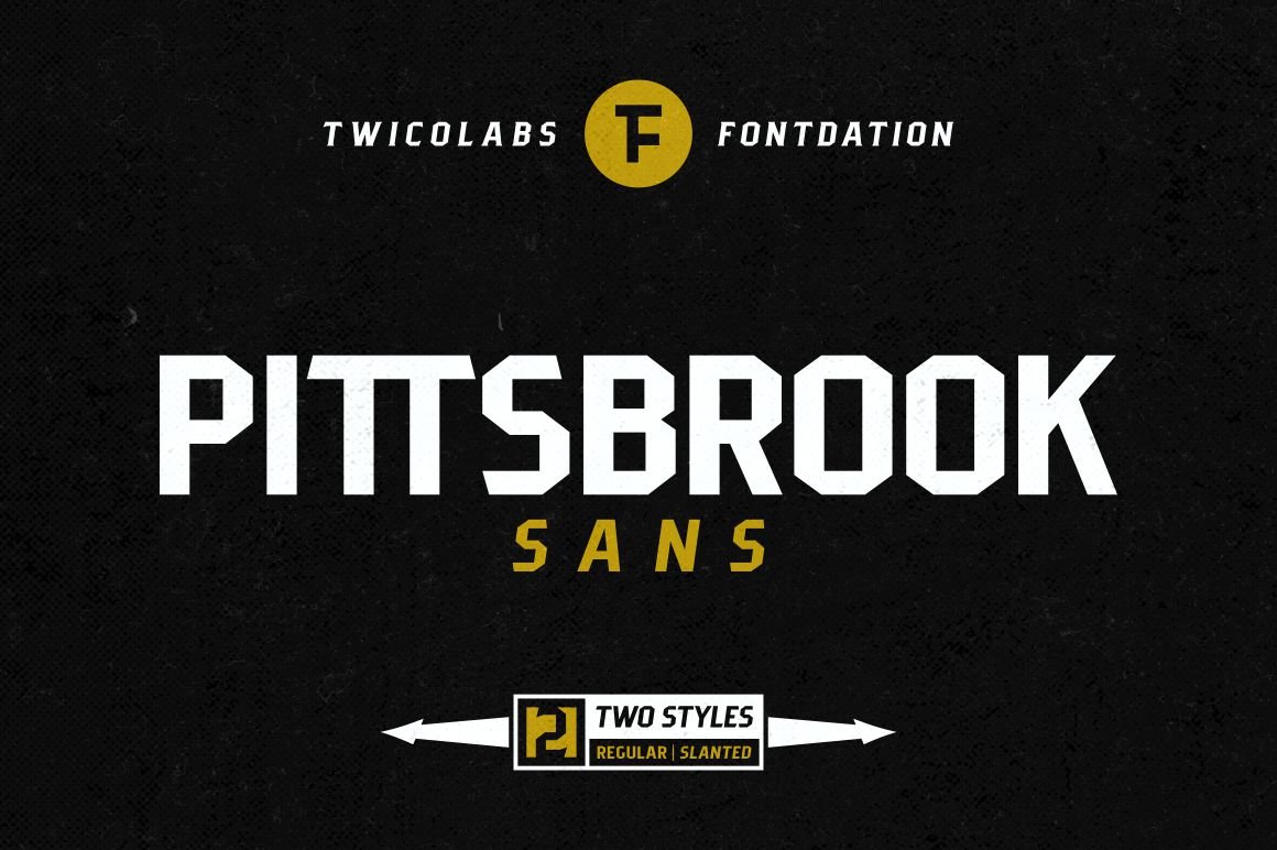 Font Chữ Đẹp 501 Pittsbrook Outline