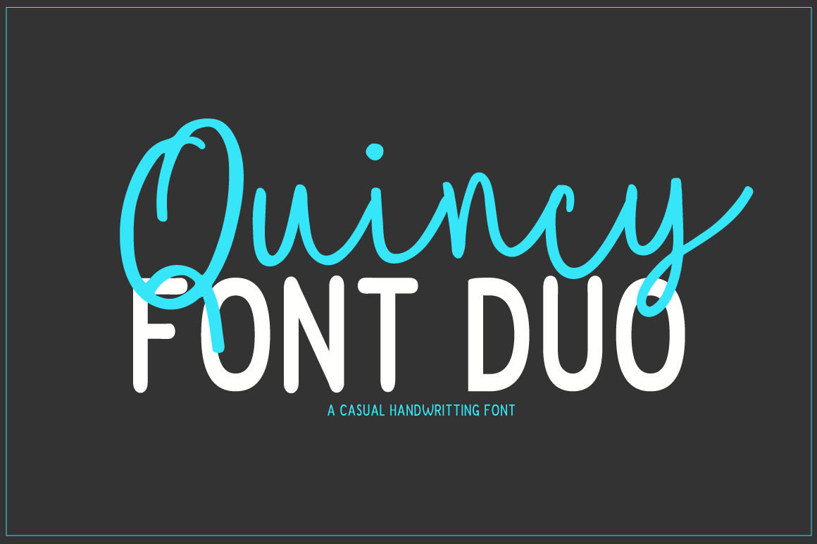 Font Chữ Đẹp 508 Quincy