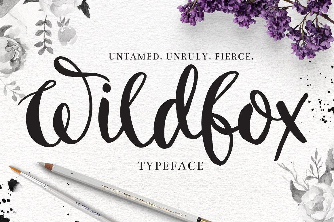 Font Chữ Đẹp 593 WildFox