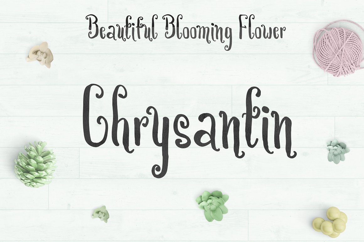 Font Chữ Đẹp 653 Chrysantin
