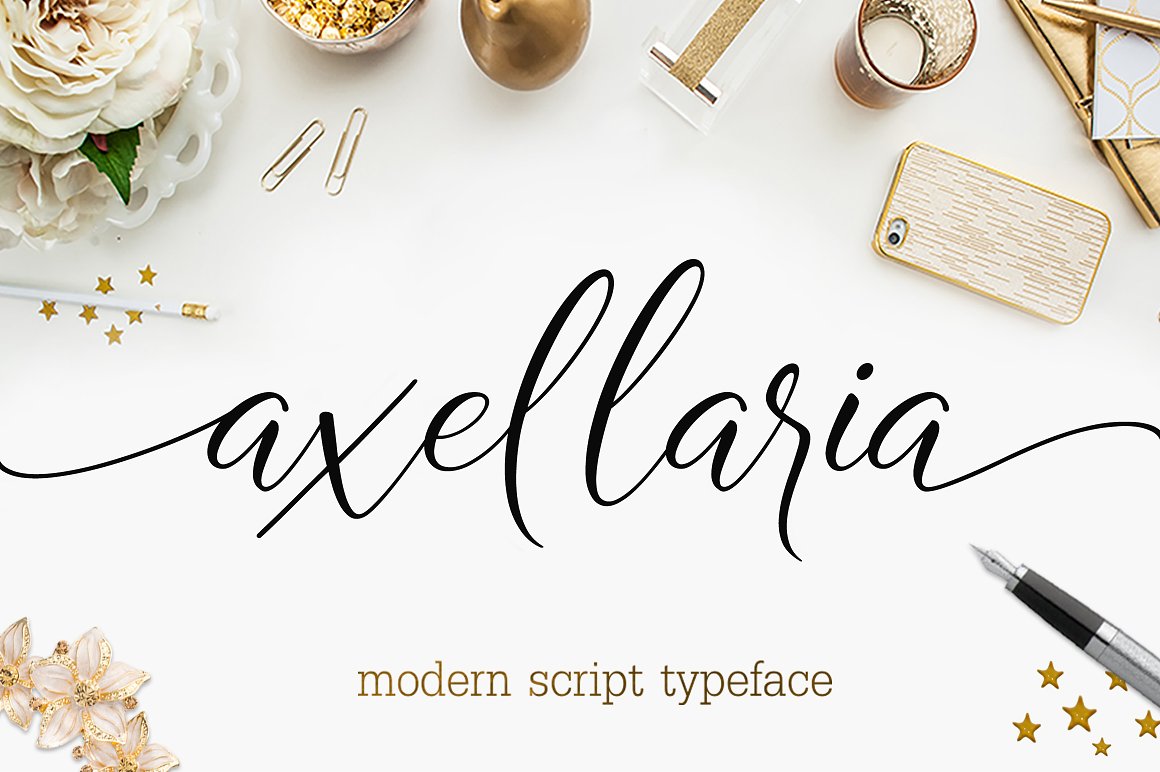 Font Chữ Đẹp 720 Axellaria