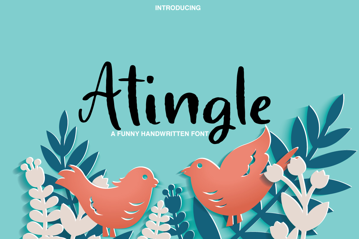 Font Chữ Đẹp 727 atingle