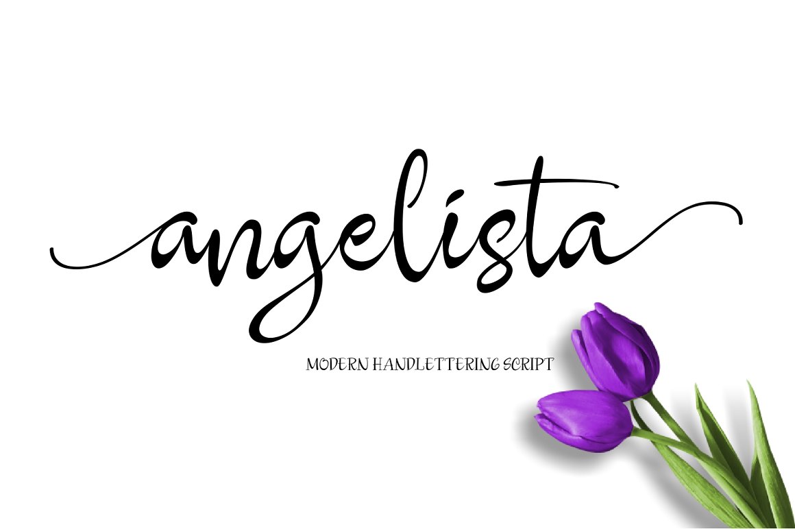Font Chữ Đẹp 740 Angelista