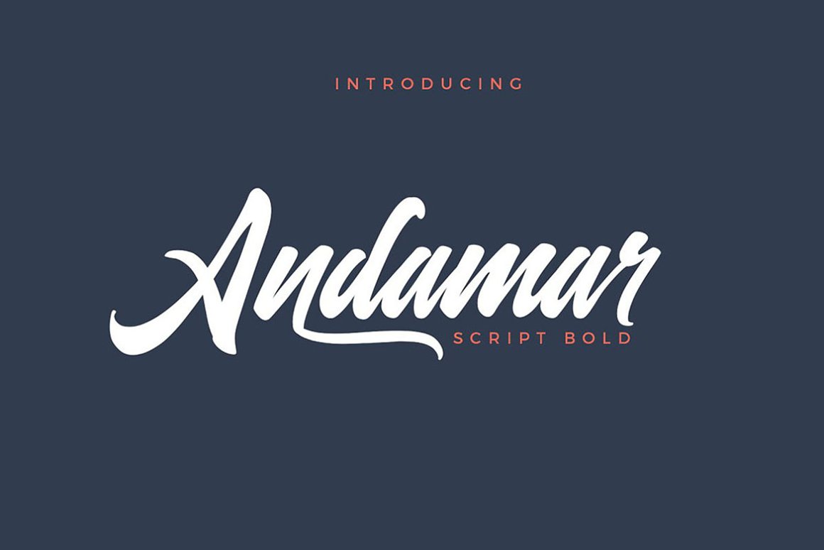 Font Chữ Đẹp 744 Andamar