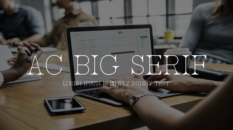 Font Chữ Đẹp 769 AC BigSerif One