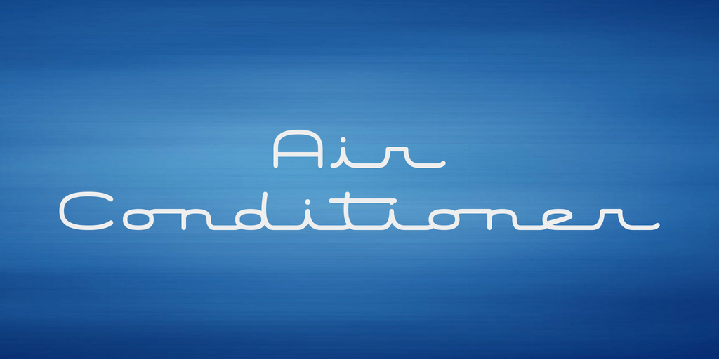 Font Chữ Đẹp 759 AirConditioner