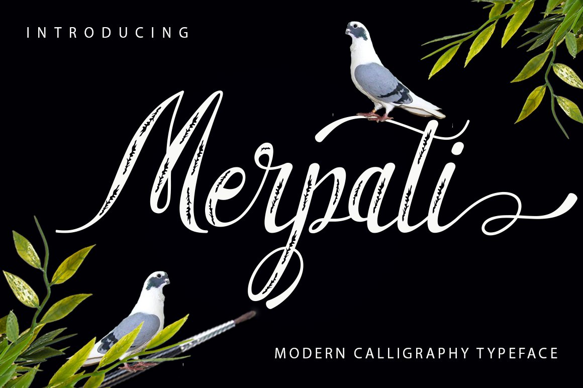 Font Chữ Đẹp 446 Merpati