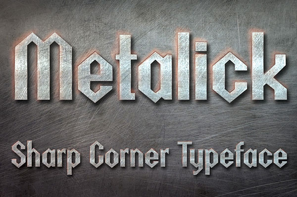 Font Chữ Đẹp 447 Metalick Bold