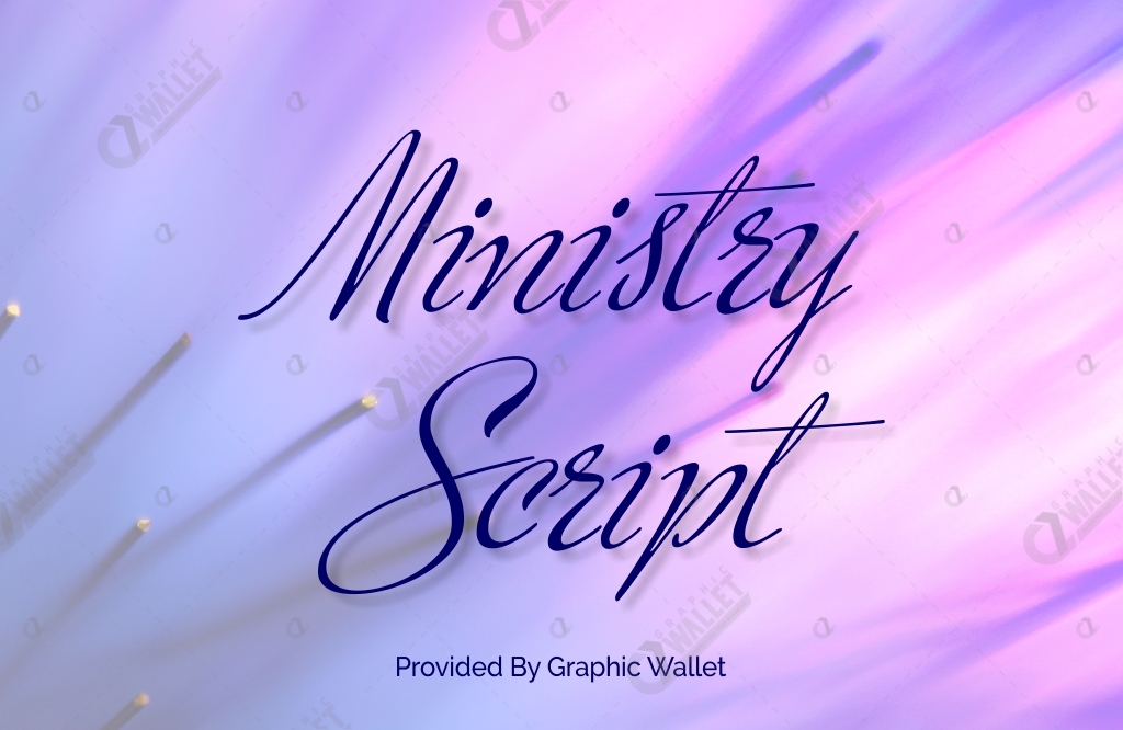 Font Chữ Đẹp 454 Ministry Script