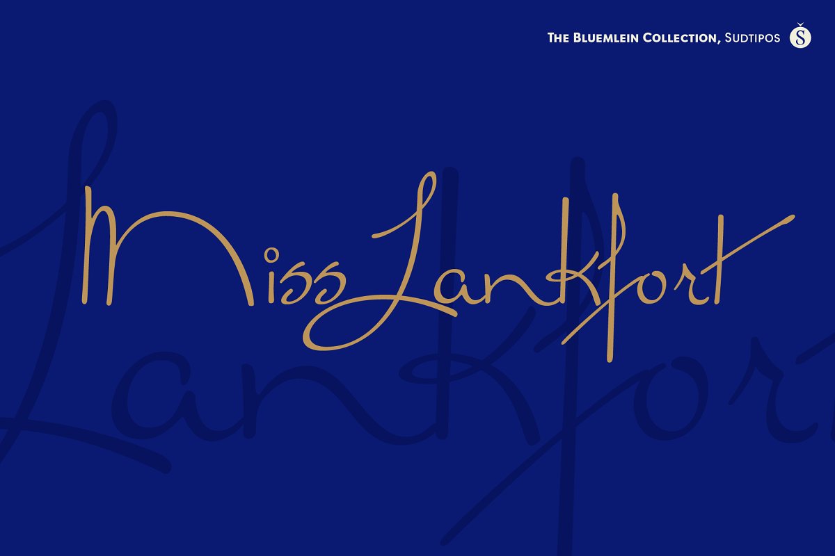 Font Chữ Đẹp 460 Miss Lankfort