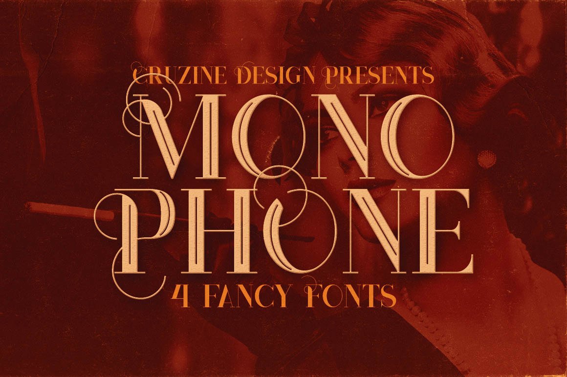 Font Chữ Đẹp 464 Monophone Fancy