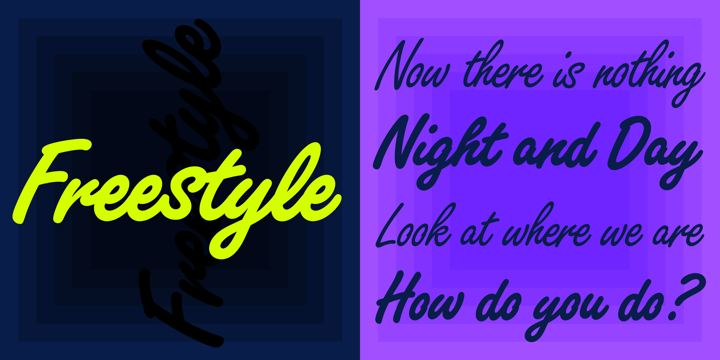 Font Chữ Đẹp 785 freestyl